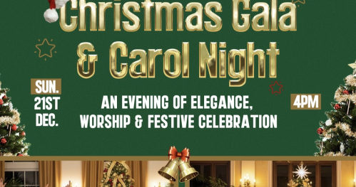 Gala & Carol Dinner Night 2025