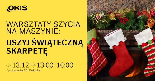 WARSZTATY SZYCIA NA MASZYNIE: Uszyj świąteczną skarpetę