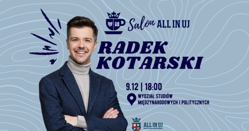 Salon All In UJ z Radosławem Kotarskim!