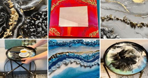 Warsztaty tworzenia rękodzieła z żywicy epoksydowej - większe formy