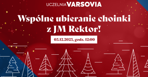 Wspólne ubieranie choinki z JM Rektor! 🎄
