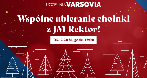 Wspólne ubieranie choinki z JM Rektor! 🎄