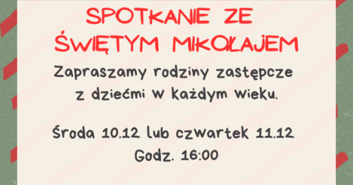 Spotkanie ze Świętym Mikołajem