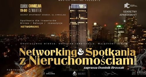 Spotkanie Master Capital, spotkanie dla Inwestorów / nieruchomości Premium Gdańsk  11.12.2025 godz 19.00 + NETWORKING