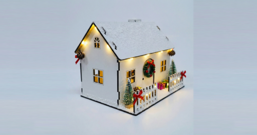 Warsztaty Kreatywne: Zbuduj własny, świecący Domek Świąteczny!