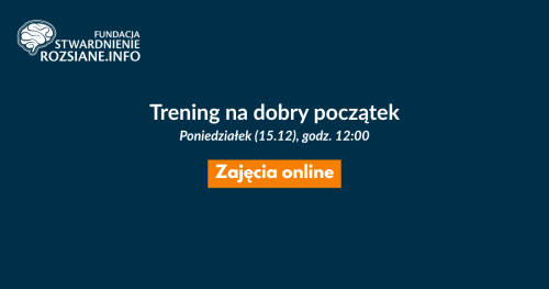 Trening na dobry początek - zajęcia online dla osób z chorobami neurologicznymi (15.12.2025, godz. 12:00)