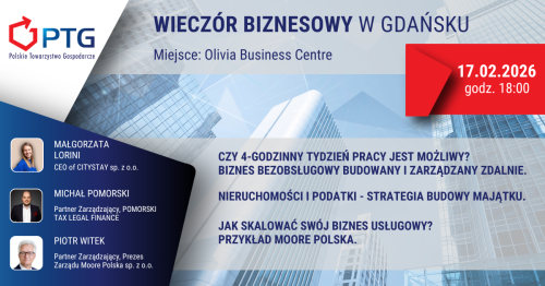 Wieczór Biznesowy PTG Gdańsk