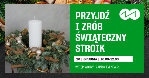 PRZYJDŹ I ZRÓB: Świąteczny stroik