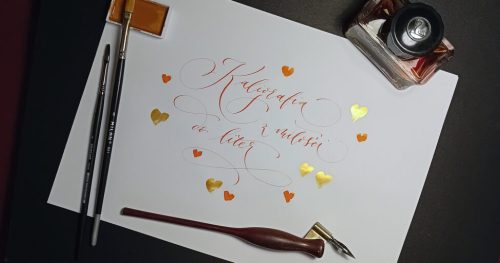 Warsztaty kaligrafii współczesnej - z miłości do liter