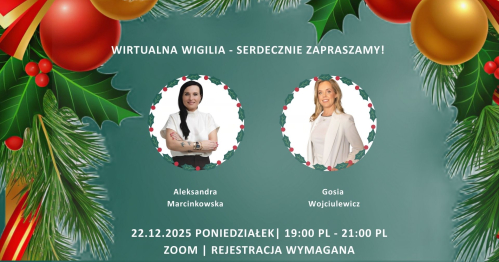 WIRTUALNA WIGILIA | 22.12.25 PONIEDZIAŁEK | 19:00-21:00 PL |