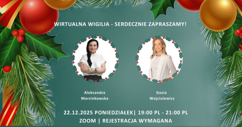 WIRTUALNA WIGILIA | 22.12.25 PONIEDZIAŁEK | 19:00-21:00 PL |