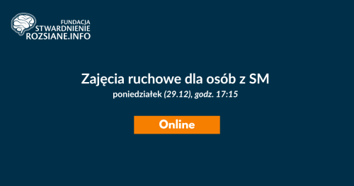 Zajęcia ruchowe online (29.12.2025, godz. 17:15)