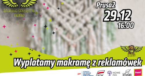 Makrama z reklamówek