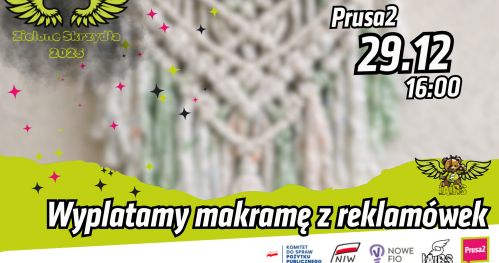 Makrama z reklamówek