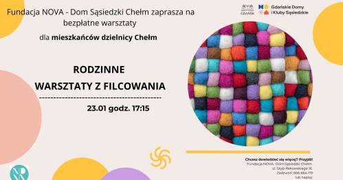 Rodzinne warsztaty z filcowania