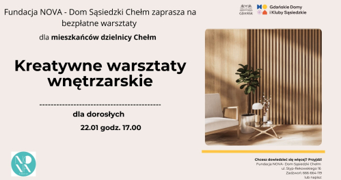 Warsztaty architektoniczne- Jak zaprojektować wspierające wnętrze