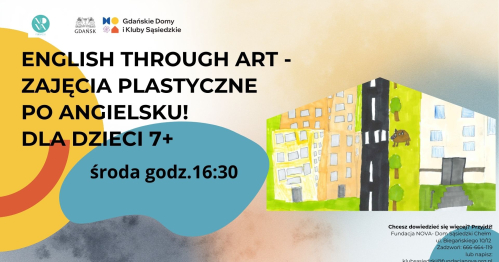 English Through Art - ZAJĘCIA PLASTYCZNE PO ANGIELSKU! dla dzieci 7+