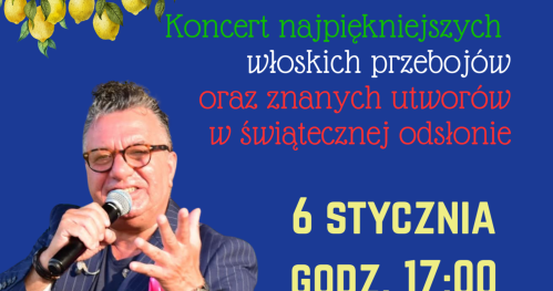 Koncert włoskich przebojów w Mkap Cafe