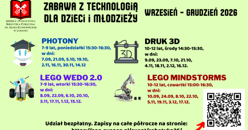 Robotyka i druk 3D w MiPBP w Lubaniu