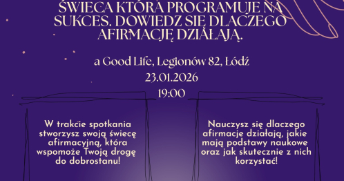 "Świeca, która programuje na sukces. Dowiedz się, czemu afirmacje działają"