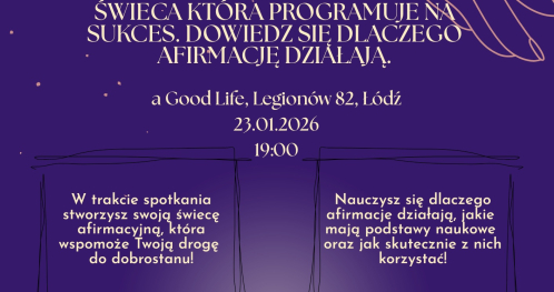 "Świeca, która programuje na sukces. Dowiedz się, czemu afirmacje działają"