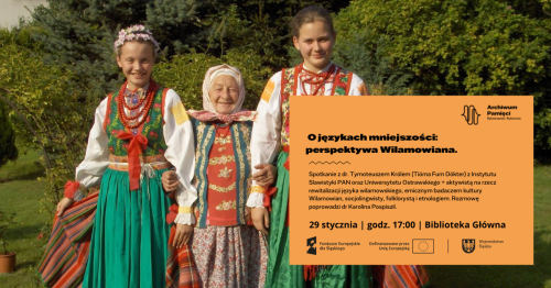 O językach mniejszości: perspektywa Wilamowiana. Spotkanie z dr. Tymoteuszem Królem
