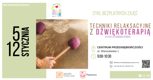 Techniki relaksacyjne z dźwiękoterapią w procesie redukcji stresu