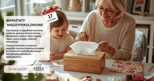 MIĘDZYPOKOLENIOWE WARSZTATY DECOUPAGE