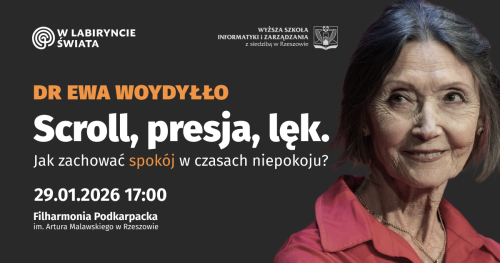 Scroll, presja, lęk. Jak zachować spokój w czasach niepokoju? dr Ewa Woydyłło