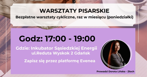 Warsztaty z pisania: Bohater w konflikcie - od szkicu do żywej postaci.