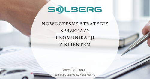 NOWOCZESNE STRATEGIE SPRZEDAŻY I KOMUNIKACJI Z KLIENTEM