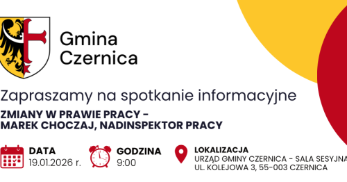 Spotkanie informacyjne - "Zmiany w prawie pracy"