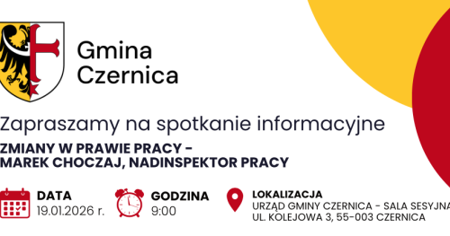Spotkanie informacyjne - "Zmiany w prawie pracy"