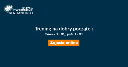 Trening na dobry początek - zajęcia online dla osób z chorobami neurologicznymi (13.01.2026, godz. 15:00)