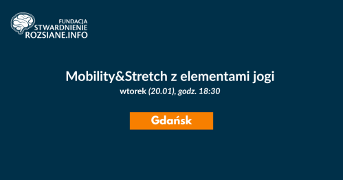 Mobility&Stretch z elementami jogi - zajęcia w Gdańsku dla osób z chorobami neurologicznymi (20.01.2026, godz. 18:30)
