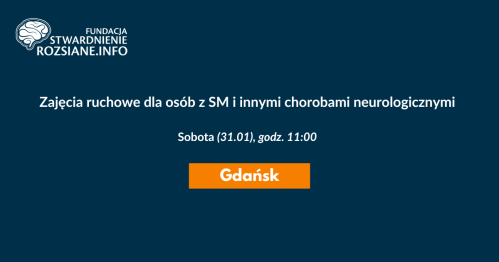 Zajęcia ruchowe w Gdańsku dla osób z chorobami neurologicznymi (31.01.2026, godz. 11:00)