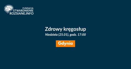 Zdrowy kręgosłup - zajęcia w Gdyni dla osób z chorobami neurologicznymi (25.01.2026, godz. 17:00)