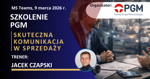 Szkolenie PGM: "Skuteczna komunikacja w sprzedaży" (szkolenie on-line)