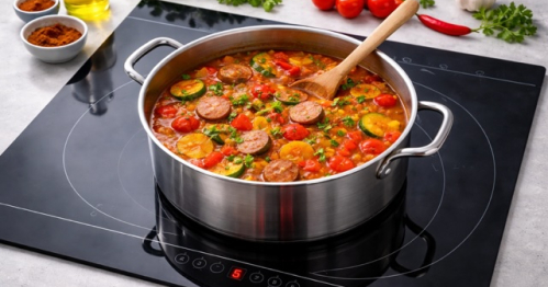 Wspólne gotowanie leczo