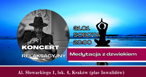 Koncert relaksacyjno-medytacyjny z dźwiękiem Handpan & misy kryształowe