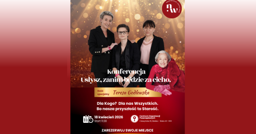 Fundacja Niewidzialni. Usłysz mnie. KONFERENCJA "Usłysz, zanim będzie za cicho."