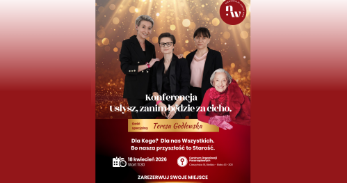 Fundacja Niewidzialni. Usłysz mnie. KONFERENCJA "Usłysz, zanim będzie za cicho."