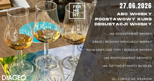 ABC WHISKY: podstawowy kurs degustacji whisky (czerwiec 2026)