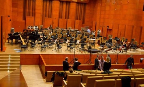 Koncert symfoniczny w nowej sali koncertowej Akademii Muzycznej w Łodzi