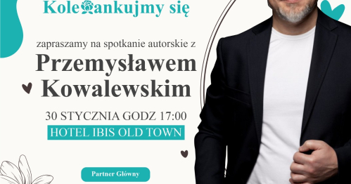 Koleżankujmy się przy kawie vol. 10 Spotkanie z pisarzem: Przemysław Kowalewski