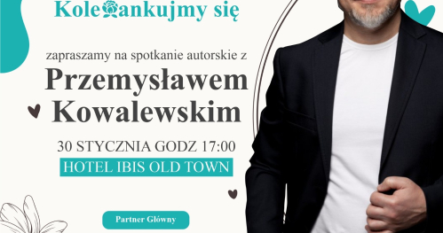 Koleżankujmy się przy kawie vol. 10 Spotkanie z pisarzem: Przemysław Kowalewski