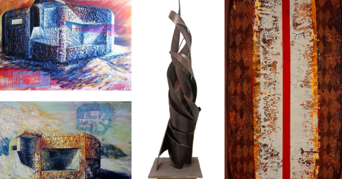 wernisaż wystawy Stan surowy: materia jako narzędzie twórczości Aleksandry Adamczak, Magdaleny Barczyk-Kurus i Mariusza Kumora