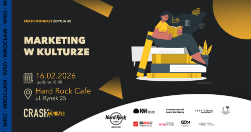 CRASH Mondays № 42: Marketing w kulturze 🧑🏻‍🎨 [WROCŁAW]