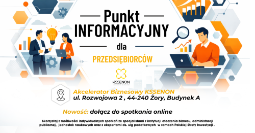 Punkt Informacyjny dla Przedsiębiorców w Akceleratorze biznesowym KSSENON