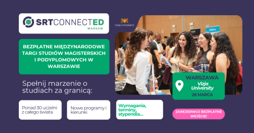 SRT ConnectED - Międzynarodowe Targi Studiów Magisterskich i Podyplomowych